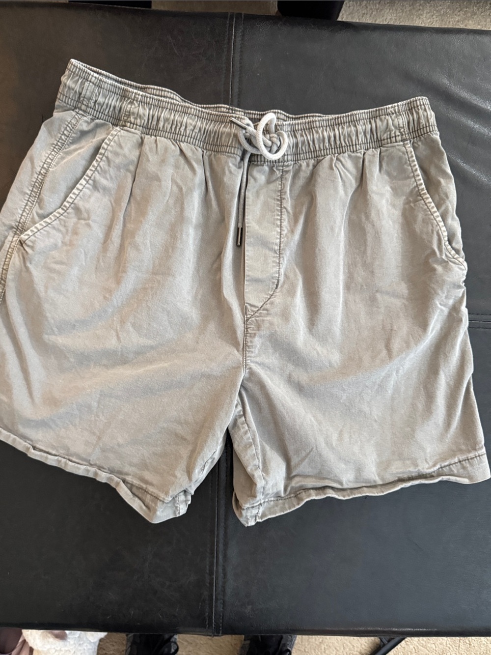American Eagle Outfitters Light Gray Drawstring Athletic Shorts